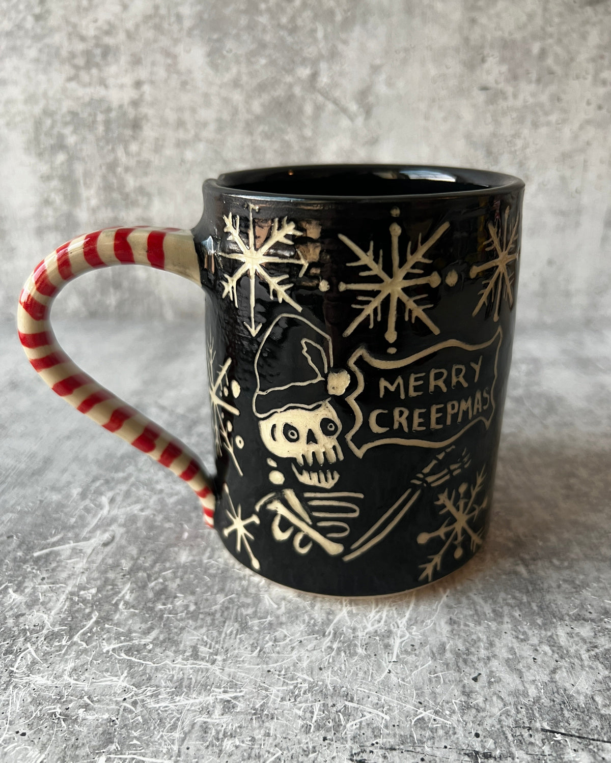 Discounted Merry Creepmas - Small Skeleton - Mug